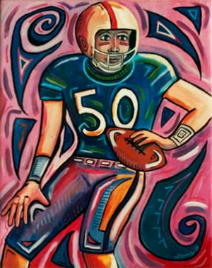 Football Player #50 by Jonny Olsen